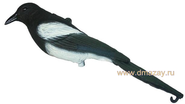 Чучело подсадное сорока Sport Plast (Спорт Пласт) 110-00 MAGPIES with wind directional plastic stake